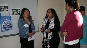 participants talking