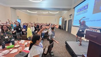 Leaders dancing
