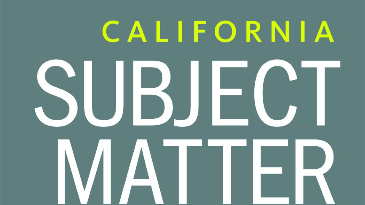 Logo for California Subject Matter Project